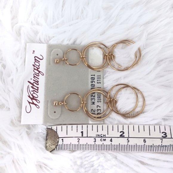 Worthington Circle Dangle Earrings - Picture 3 of 11